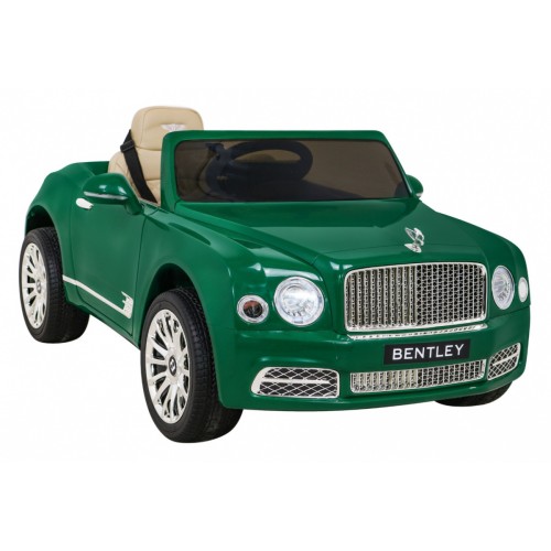 Bentley Mulsanne dobíjecí Zelený Dálkový EVA Pomalý Start MP3 USB LED