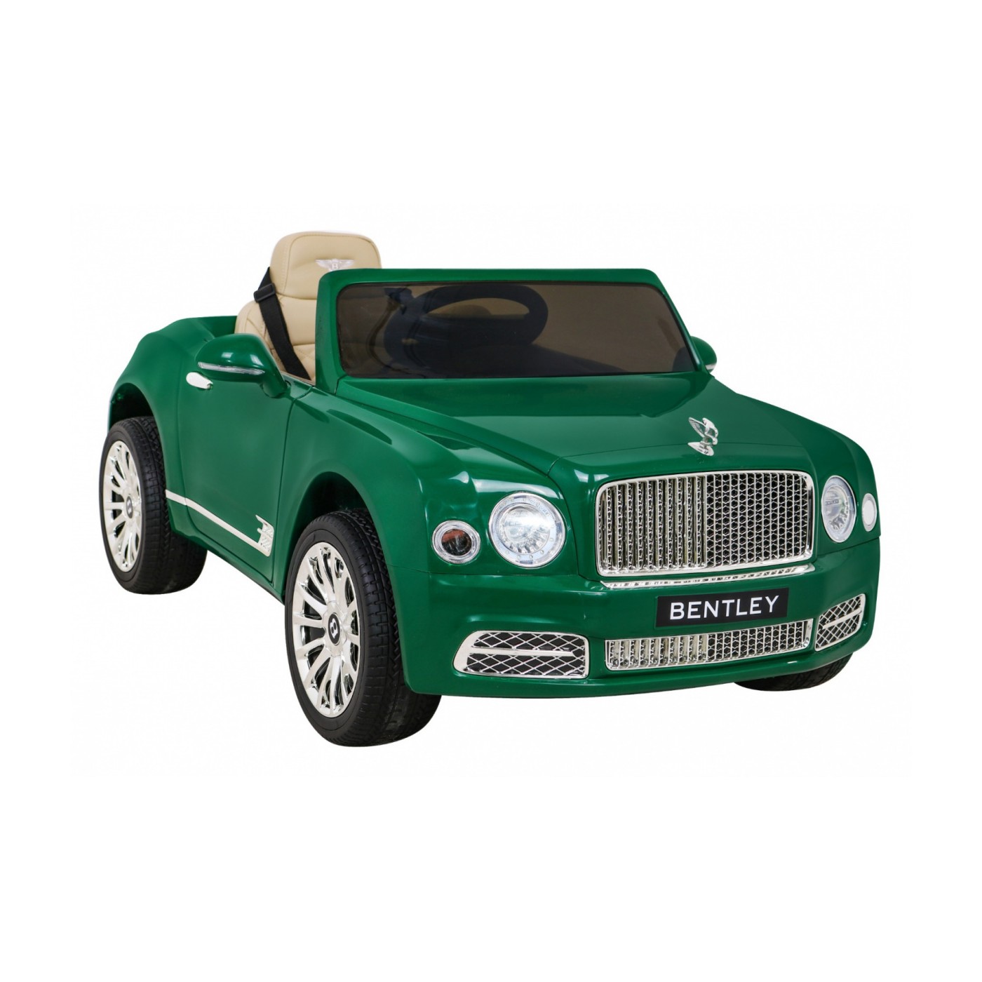 Bentley Mulsanne dobíjecí Zelený Dálkový EVA Pomalý Start MP3 USB LED