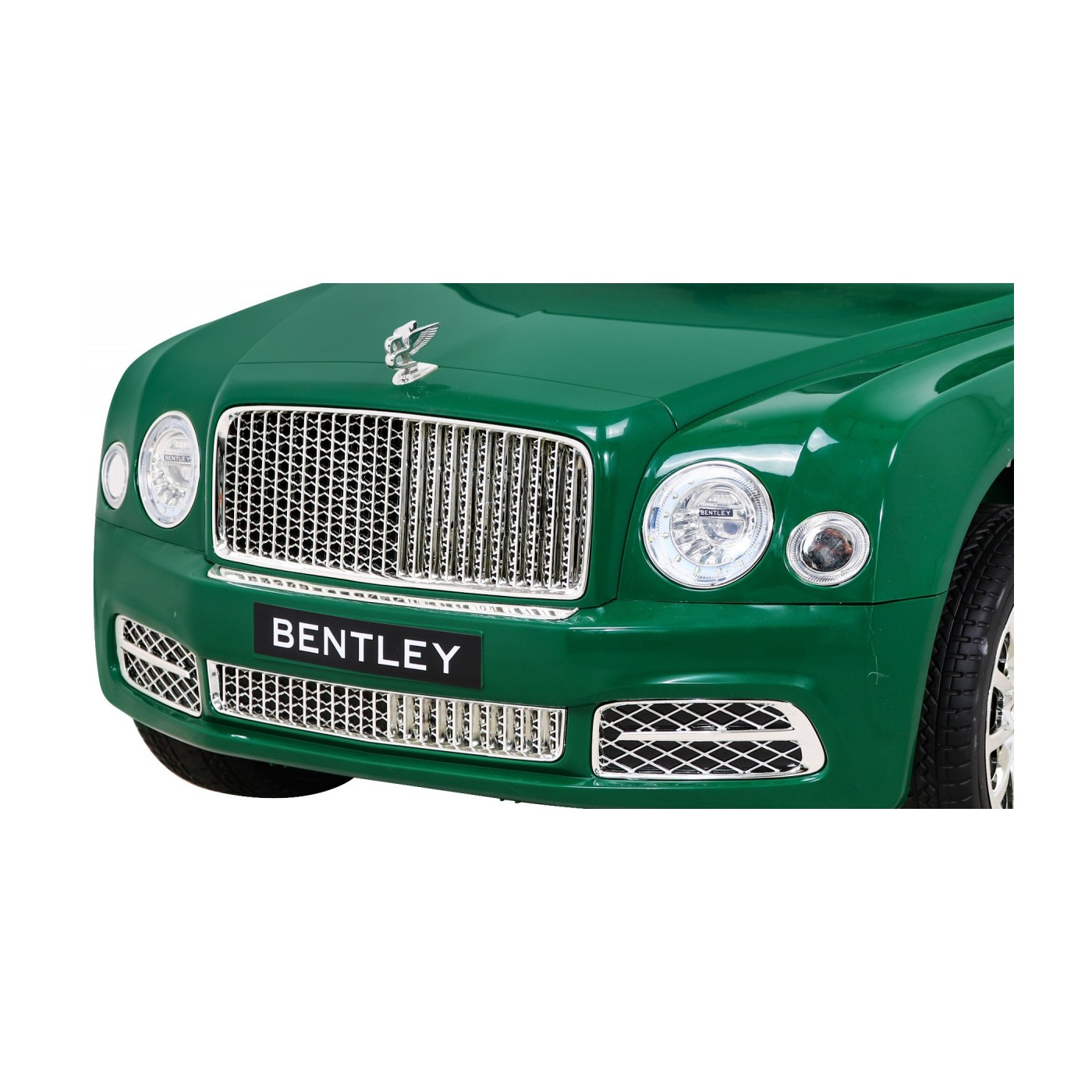 Bentley Mulsanne dobíjecí Zelený Dálkový EVA Pomalý Start MP3 USB LED
