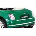 Bentley Mulsanne dobíjecí Zelený Dálkový EVA Pomalý Start MP3 USB LED