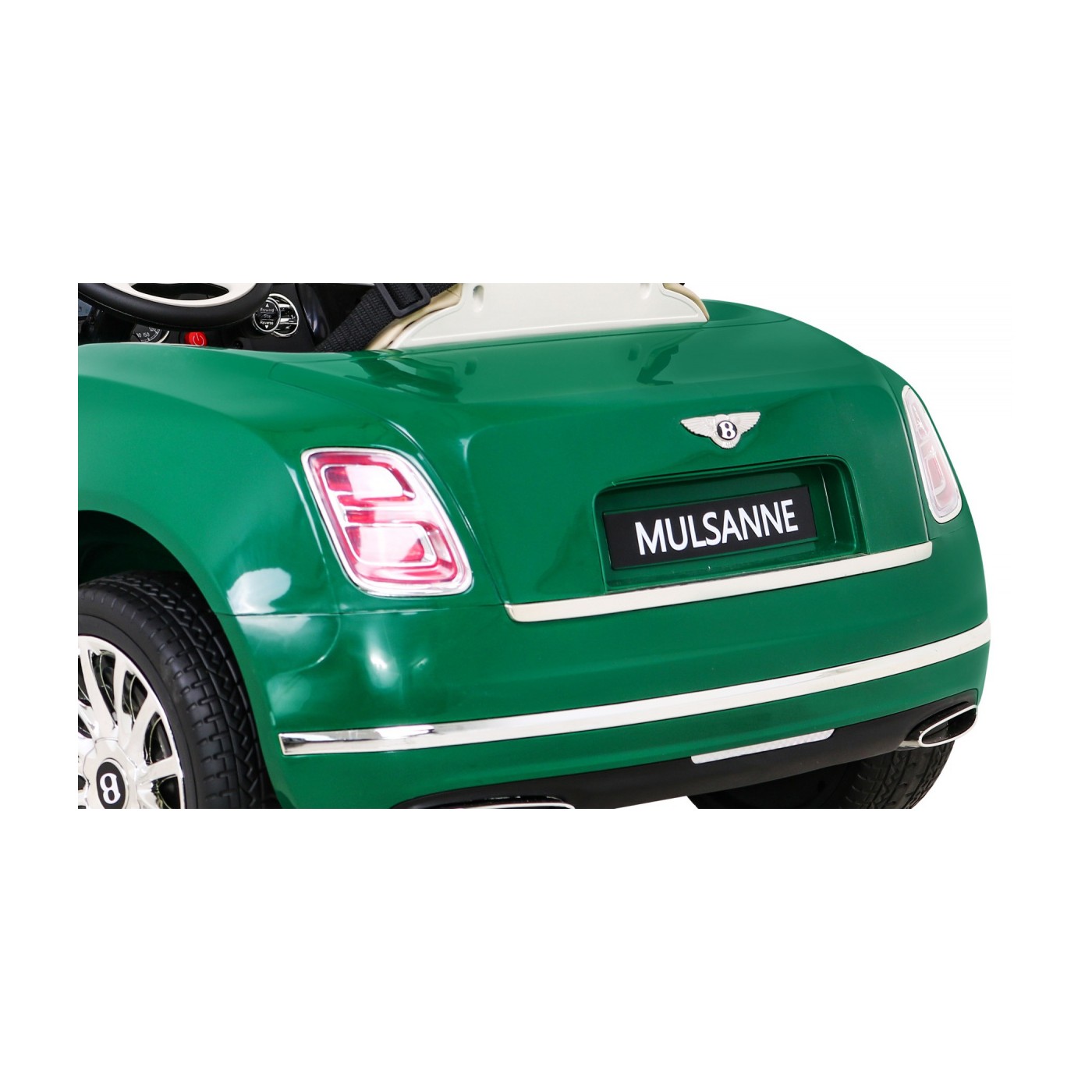 Bentley Mulsanne dobíjecí Zelený Dálkový EVA Pomalý Start MP3 USB LED