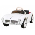 BMW 507 Retro elektrické auto pro děti Bílý roadster