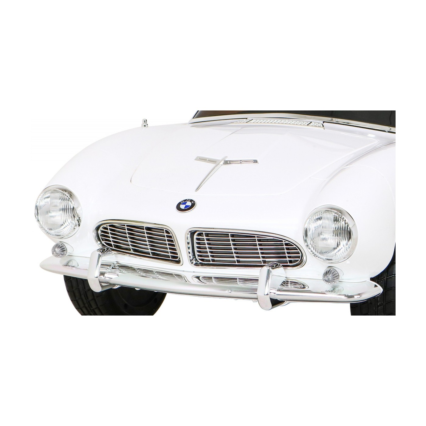 BMW 507 Retro elektrické auto pro děti Bílý roadster