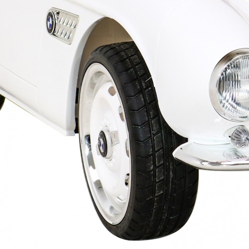 BMW 507 Retro elektrické auto pro děti Bílý roadster