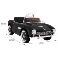 BMW 507 Retro elektrické auto pro děti Black Roadster