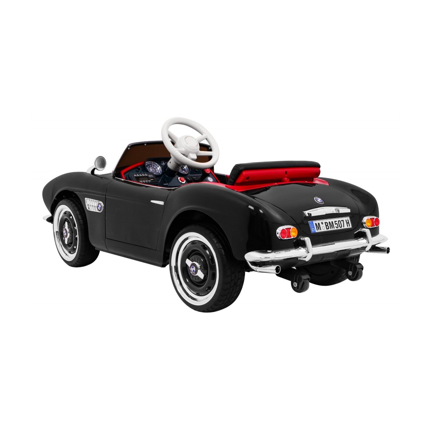 BMW 507 Retro elektrické auto pro děti Black Roadster