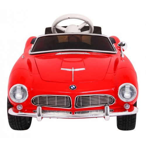 Auto BMW 507 Retro Elektrické Dětské Červené Audio LED Dálkové Ovládání EVA Pomalý Start