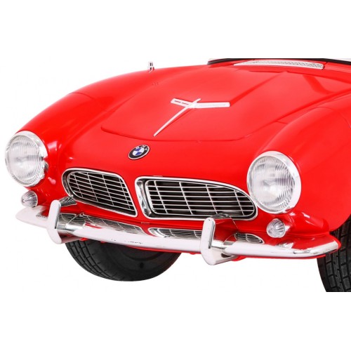 Auto BMW 507 Retro Elektrické Dětské Červené Audio LED Dálkové Ovládání EVA Pomalý Start