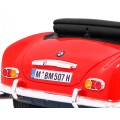 Auto BMW 507 Retro Elektrické Dětské Červené Audio LED Dálkové Ovládání EVA Pomalý Start