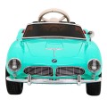 Auto BMW 507 Retro Elektrické Dětské Zelené Audio LED Dálkové Ovládání EVA Pomalý Start
