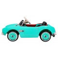 Auto BMW 507 Retro Elektrické Dětské Zelené Audio LED Dálkové Ovládání EVA Pomalý Start