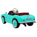 Auto BMW 507 Retro Elektrické Dětské Zelené Audio LED Dálkové Ovládání EVA Pomalý Start