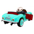 Auto BMW 507 Retro Elektrické Dětské Zelené Audio LED Dálkové Ovládání EVA Pomalý Start