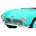 Auto BMW 507 Retro Elektrické Dětské Zelené Audio LED Dálkové Ovládání EVA Pomalý Start