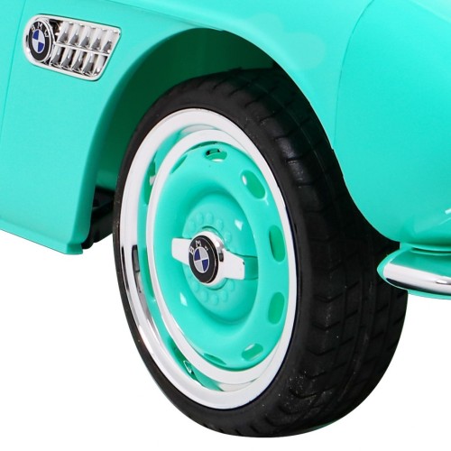 Auto BMW 507 Retro Elektrické Dětské Zelené Audio LED Dálkové Ovládání EVA Pomalý Start