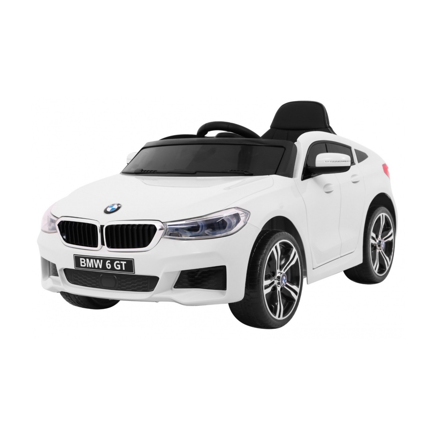 Baterie do auta BMW 6 GT bílá + dálkové ovládání + pomalý start + EVA + řemeny + LED MP3