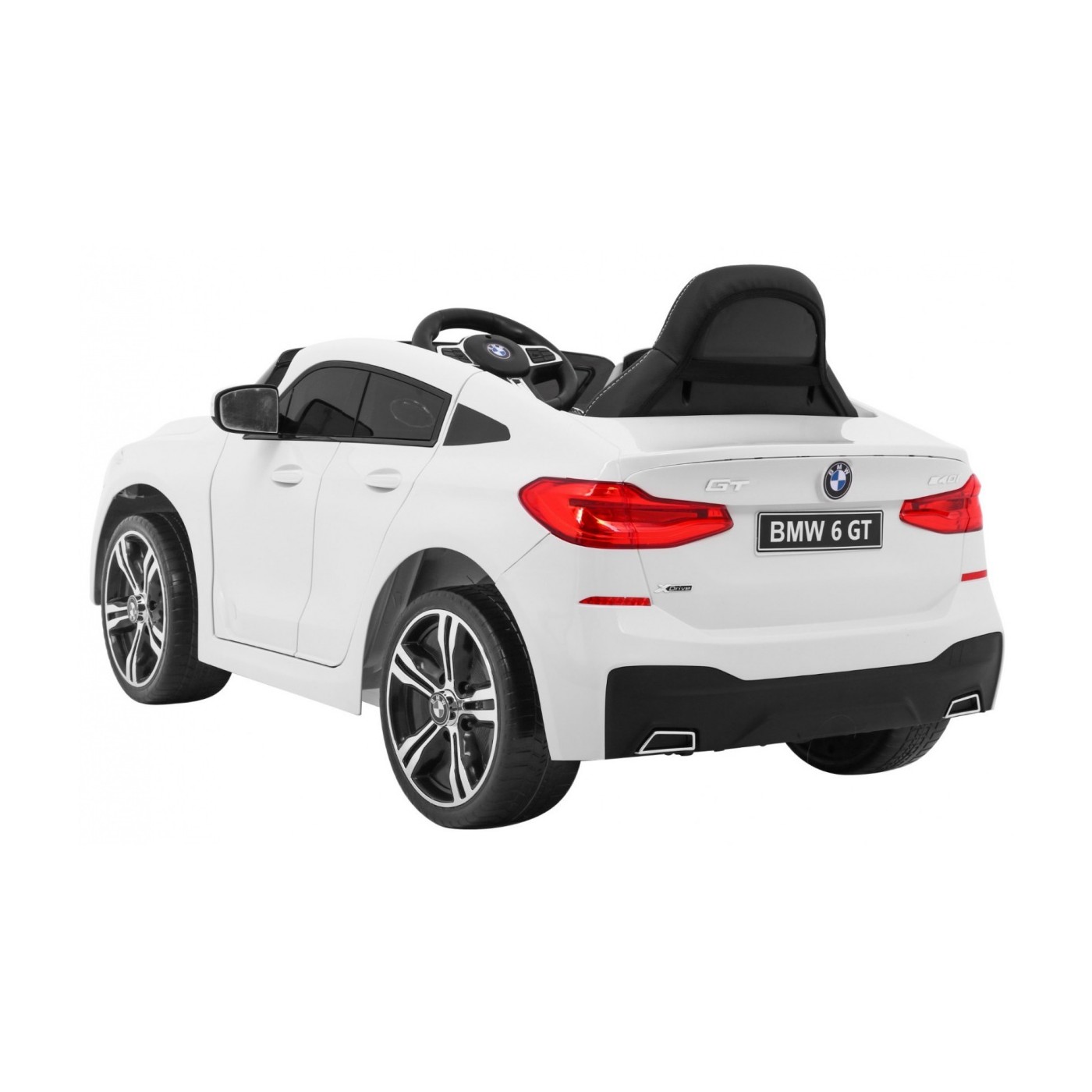 Baterie do auta BMW 6 GT bílá + dálkové ovládání + pomalý start + EVA + řemeny + LED MP3