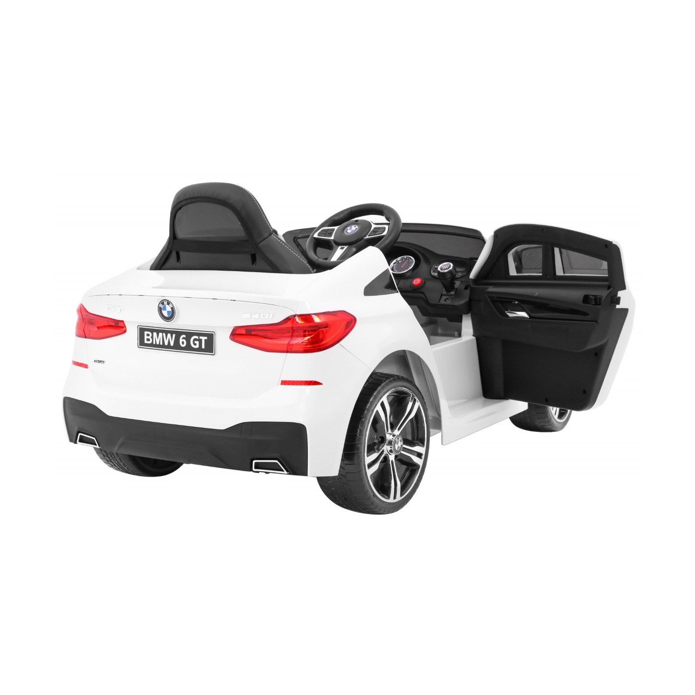 Baterie do auta BMW 6 GT bílá + dálkové ovládání + pomalý start + EVA + řemeny + LED MP3