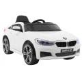 Baterie do auta BMW 6 GT bílá + dálkové ovládání + pomalý start + EVA + řemeny + LED MP3