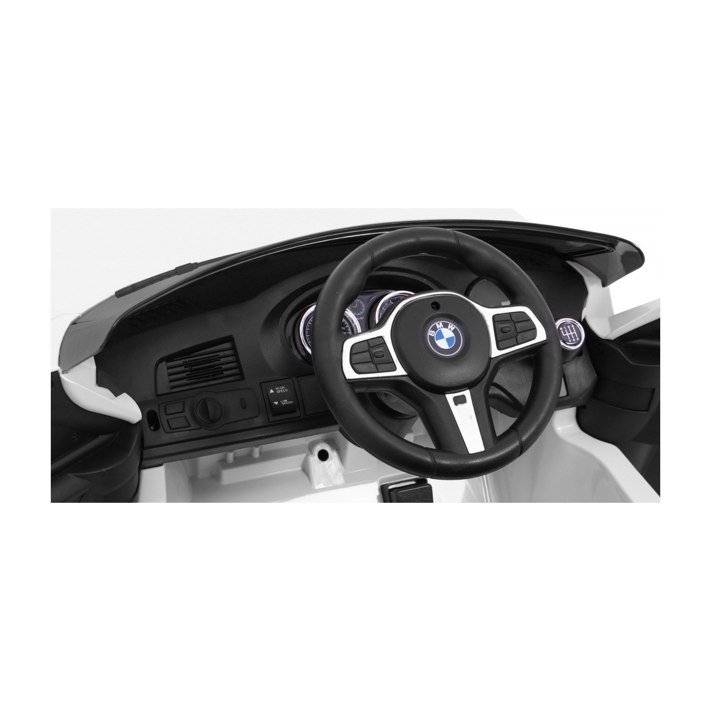 Baterie do auta BMW 6 GT bílá + dálkové ovládání + pomalý start + EVA + řemeny + LED MP3