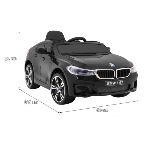 BMW 6 GT baterie do auta černá + dálkové ovládání + pomalý start + EVA + bezpečnostní pásy + MP3 LED