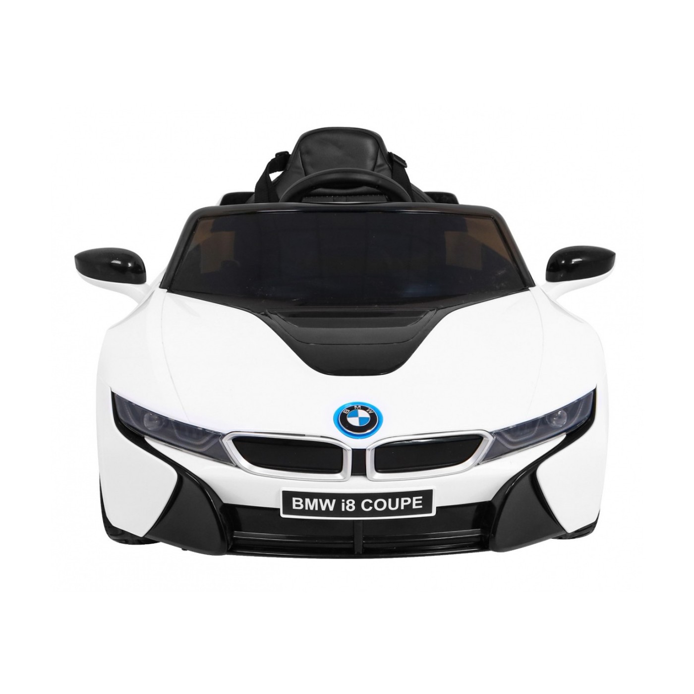 BMW I8 Lift Auto Baterie ovládaná bílou + Dálkové ovládání + Pomalý start + 3-bodové pásy + MP3 USB + LED