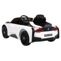 BMW I8 Lift Auto Baterie ovládaná bílou + Dálkové ovládání + Pomalý start + 3-bodové pásy + MP3 USB + LED