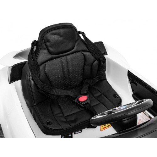 BMW I8 Lift Auto Baterie ovládaná bílou + Dálkové ovládání + Pomalý start + 3-bodové pásy + MP3 USB + LED