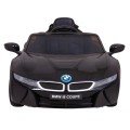 BMW I8 Lift Auto Baterie Černý + Dálkové Ovládání + Pomalý Start + 3 bodové pruhy + MP3 USB + LED