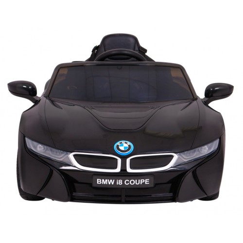 BMW I8 Lift Auto Baterie Černý + Dálkové Ovládání + Pomalý Start + 3 bodové pruhy + MP3 USB + LED