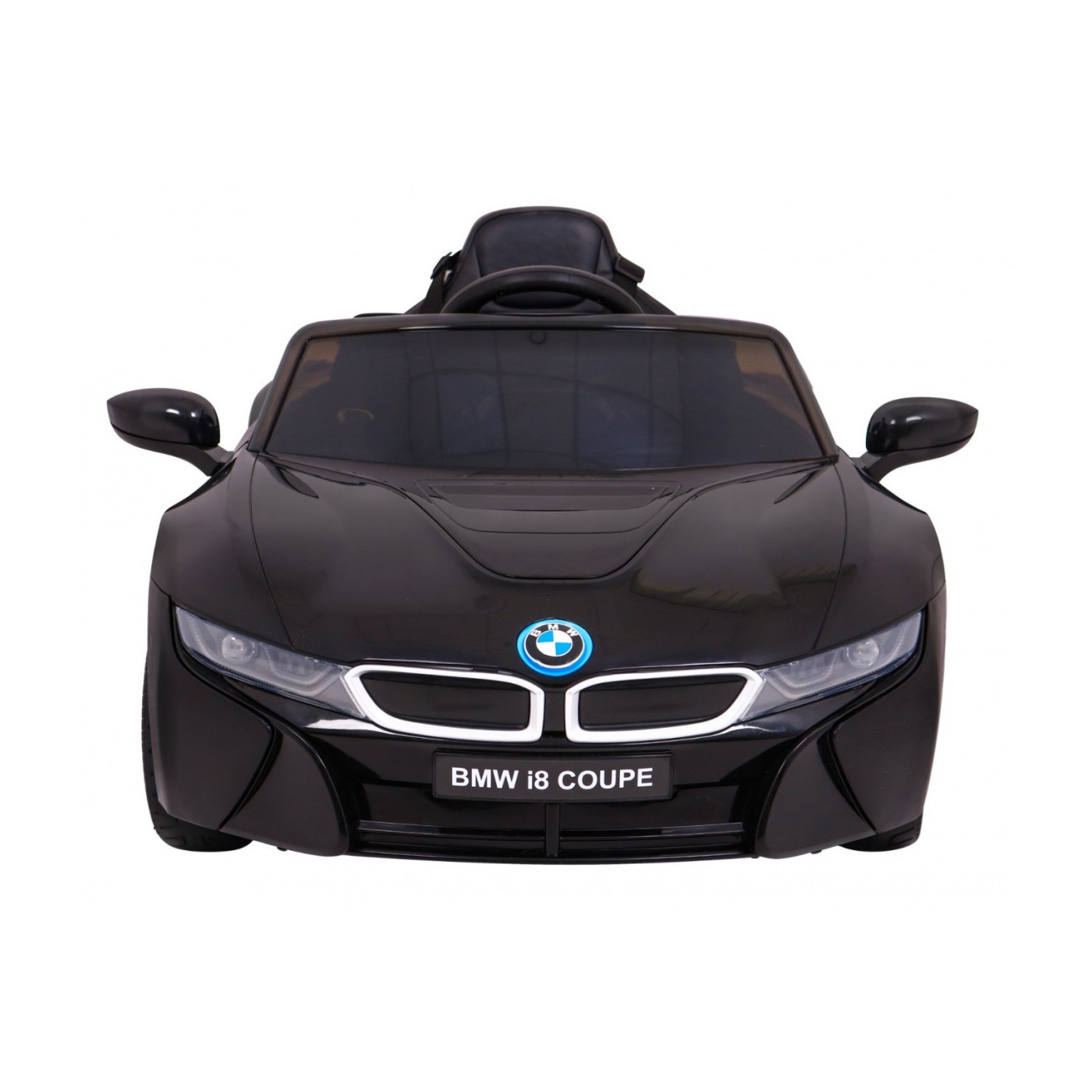 BMW I8 Lift Auto Baterie Černý + Dálkové Ovládání + Pomalý Start + 3 bodové pruhy + MP3 USB + LED