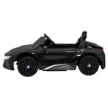 BMW I8 Lift Auto Baterie Černý + Dálkové Ovládání + Pomalý Start + 3 bodové pruhy + MP3 USB + LED