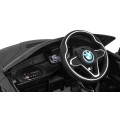 BMW I8 Lift Auto Baterie Černý + Dálkové Ovládání + Pomalý Start + 3 bodové pruhy + MP3 USB + LED