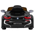 BMW I8 Lift Auto Baterie Černý + Dálkové Ovládání + Pomalý Start + 3 bodové pruhy + MP3 USB + LED