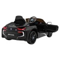 BMW I8 Lift Auto Baterie Černý + Dálkové Ovládání + Pomalý Start + 3 bodové pruhy + MP3 USB + LED