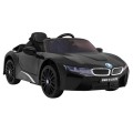 BMW I8 Lift Auto Baterie Černý + Dálkové Ovládání + Pomalý Start + 3 bodové pruhy + MP3 USB + LED