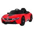 BMW I8 Lift Auto Baterie ovládaná červeně + Dálkové ovládání + Pomalý start + 3 bodové pruhy + MP3 USB + LED