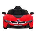 BMW I8 Lift Auto Baterie ovládaná červeně + Dálkové ovládání + Pomalý start + 3 bodové pruhy + MP3 USB + LED