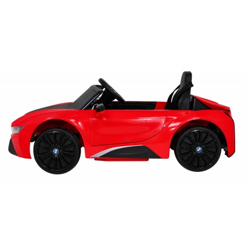 BMW I8 Lift Auto Baterie ovládaná červeně + Dálkové ovládání + Pomalý start + 3 bodové pruhy + MP3 USB + LED