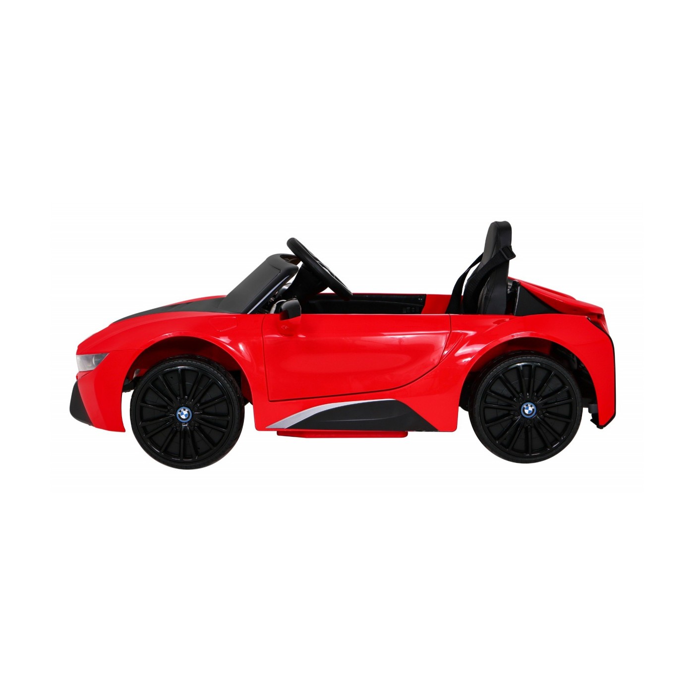 BMW I8 Lift Auto Baterie ovládaná červeně + Dálkové ovládání + Pomalý start + 3 bodové pruhy + MP3 USB + LED
