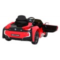 BMW I8 Lift Auto Baterie ovládaná červeně + Dálkové ovládání + Pomalý start + 3 bodové pruhy + MP3 USB + LED