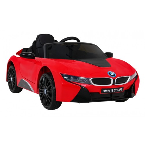 BMW I8 Lift Auto Baterie ovládaná červeně + Dálkové ovládání + Pomalý start + 3 bodové pruhy + MP3 USB + LED