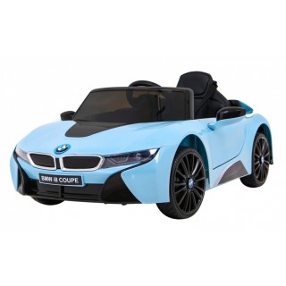 BMW I8 Lift Auto Baterie ovládaná modře + Dálkové ovládání + Pomalý start + 3 bodové pruhy + MP3 USB + LED