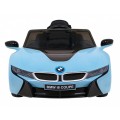 BMW I8 Lift Auto Baterie ovládaná modře + Dálkové ovládání + Pomalý start + 3 bodové pruhy + MP3 USB + LED