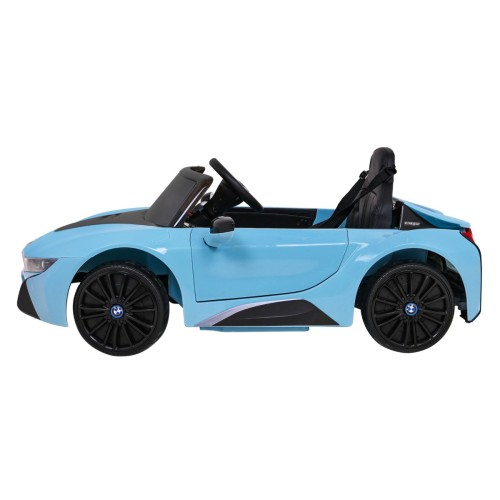 BMW I8 Lift Auto Baterie ovládaná modře + Dálkové ovládání + Pomalý start + 3 bodové pruhy + MP3 USB + LED