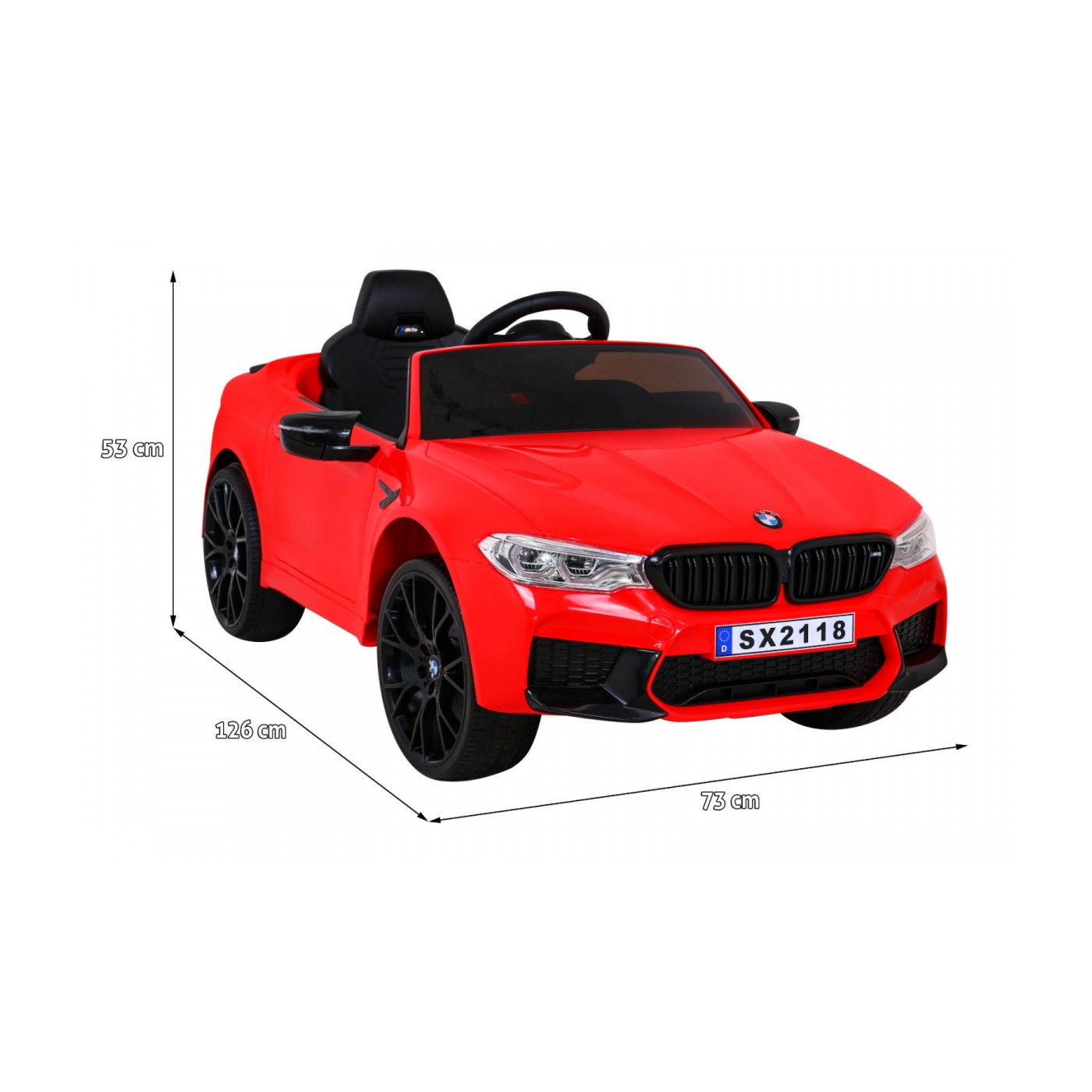 BMW M5 DRIFT Vehicle červená