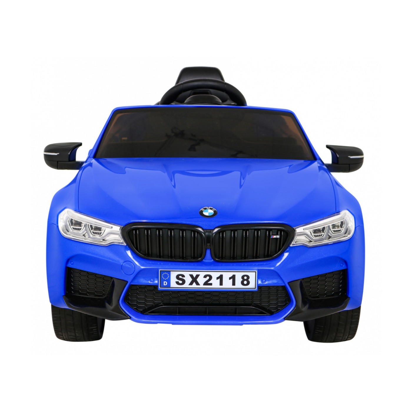 Modré DRIFTOVACÍ vozidlo BMW M5