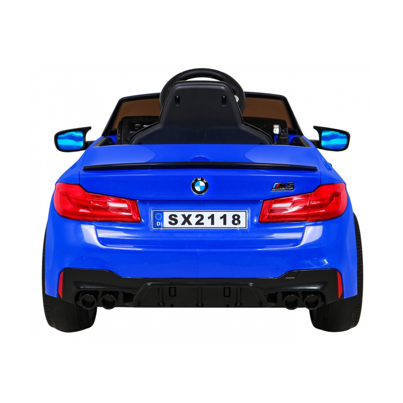 Modré DRIFTOVACÍ vozidlo BMW M5