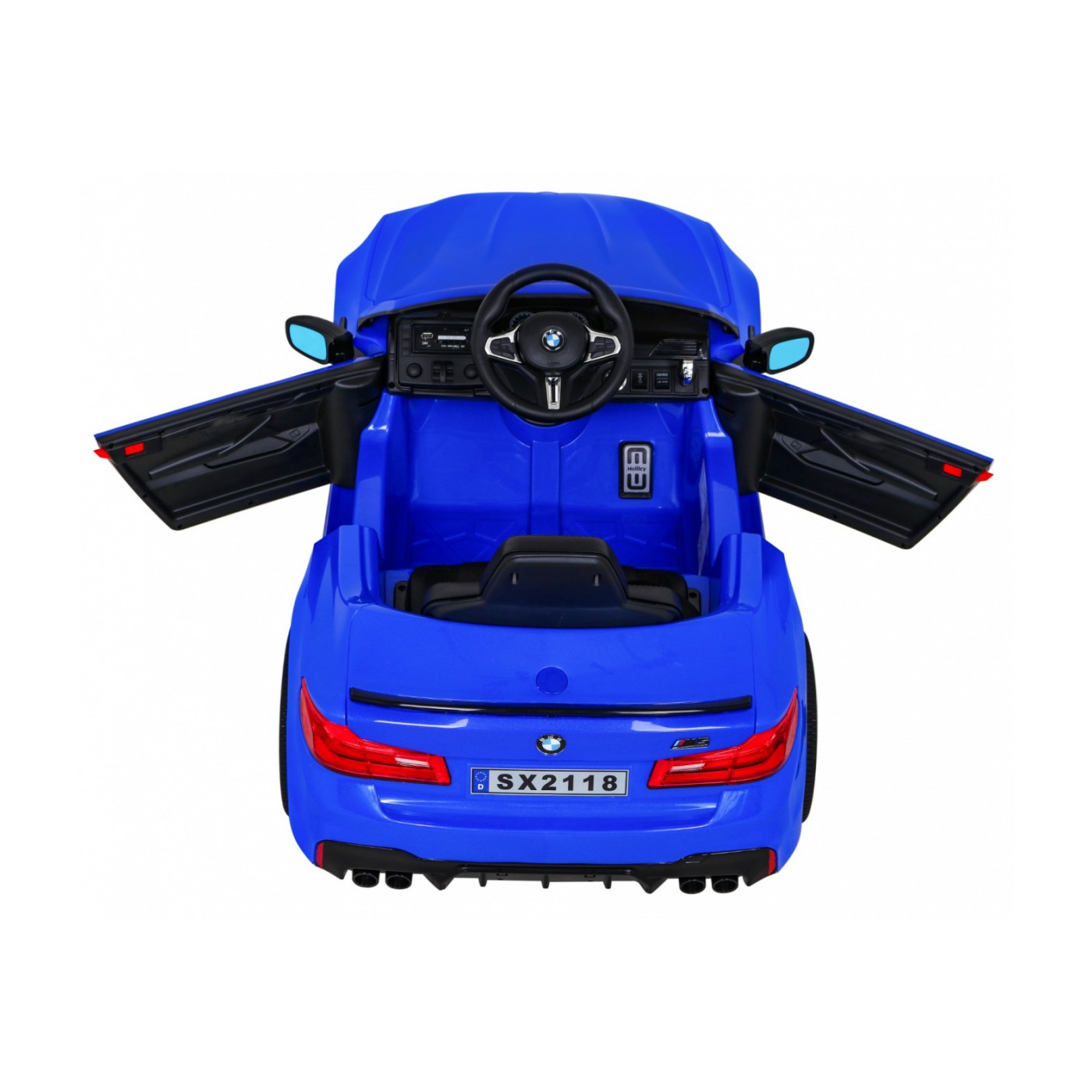 Modré DRIFTOVACÍ vozidlo BMW M5