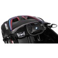 BMW M6 GT3 Dětská baterie do auta černá + přívod vzduchu + MP3 zvuková světla + dálkové ovládání